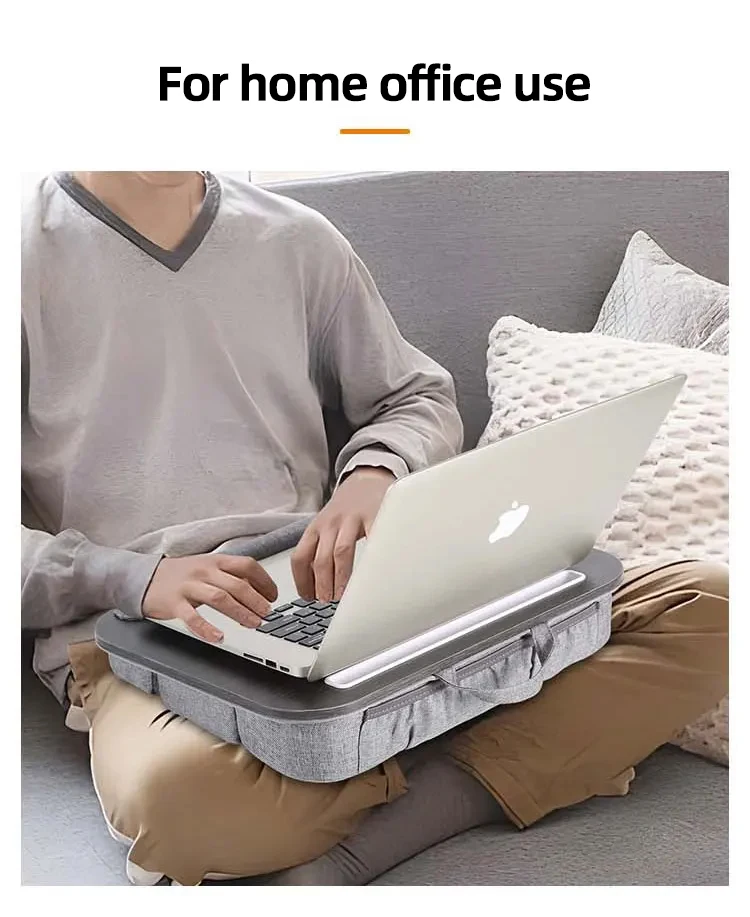 Mumucc Multifunctional Lapdesk With Adjustable Height For Laptops, Tablets,Mobiles,With Cushion And 30CM Slot,Office Nap Pillows
