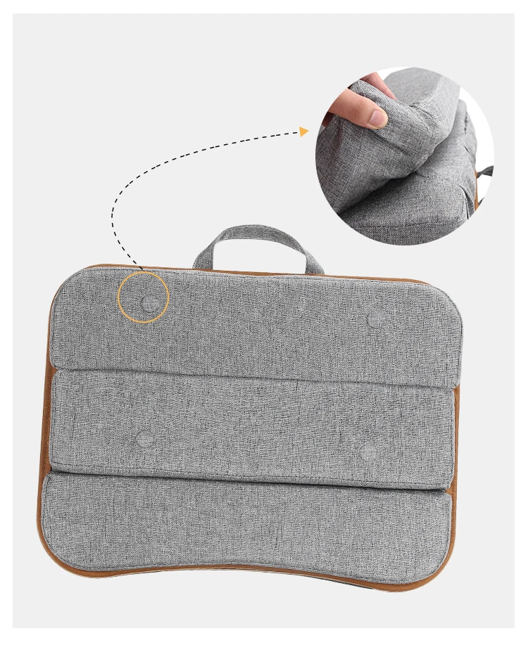 Mumucc Multifunctional Lapdesk With Adjustable Height For Laptops, Tablets,Mobiles,With Cushion And 30CM Slot,Office Nap Pillows