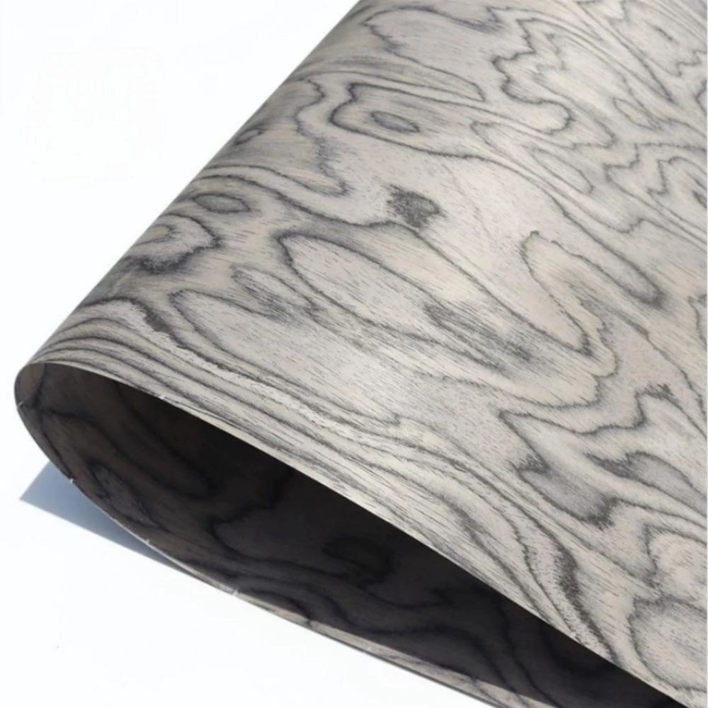 250cm×20cm Engineered Burl Wood Veneer Sheet, Exotic Wooden Veneer for Woodworking Furniture Plywood Wall Art Hotel Decoration