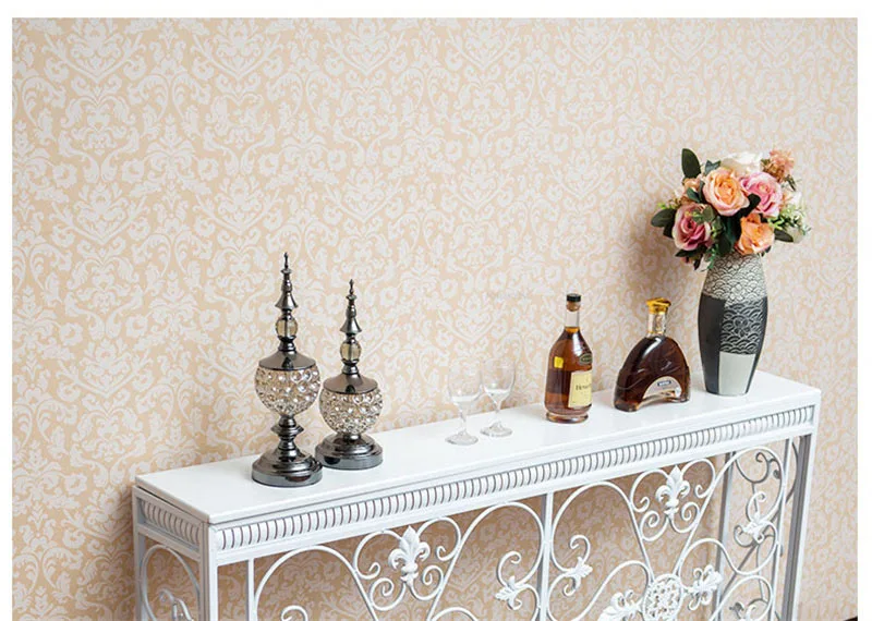 American Wrought Iron Console Table Living Room Furniture Console Tables Retro Creative Home Corridor Decoration Hallway Table
