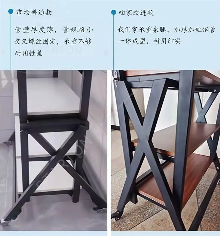 Multi-Functional Folding Dining Table for Small Apartments Rotatable Movable Flower Stand Deformed Design Space-Saving Rack