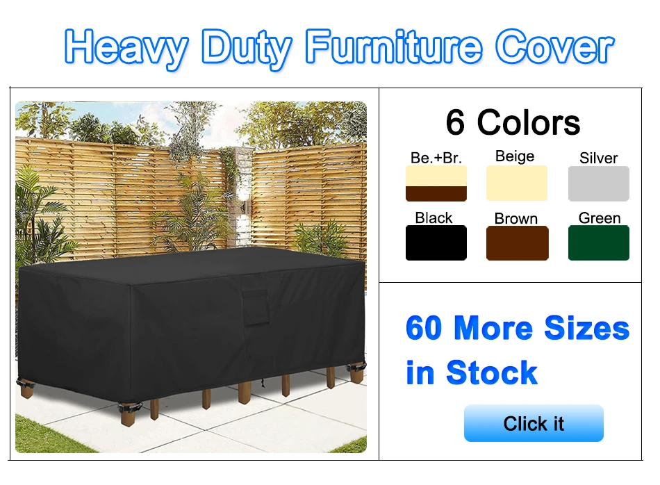 Outdoor L Shape Corner Sofa Cover Waterproof Rattan Corner Furniture Cover V Shape Sofa Table Chair Protective Dust Covers