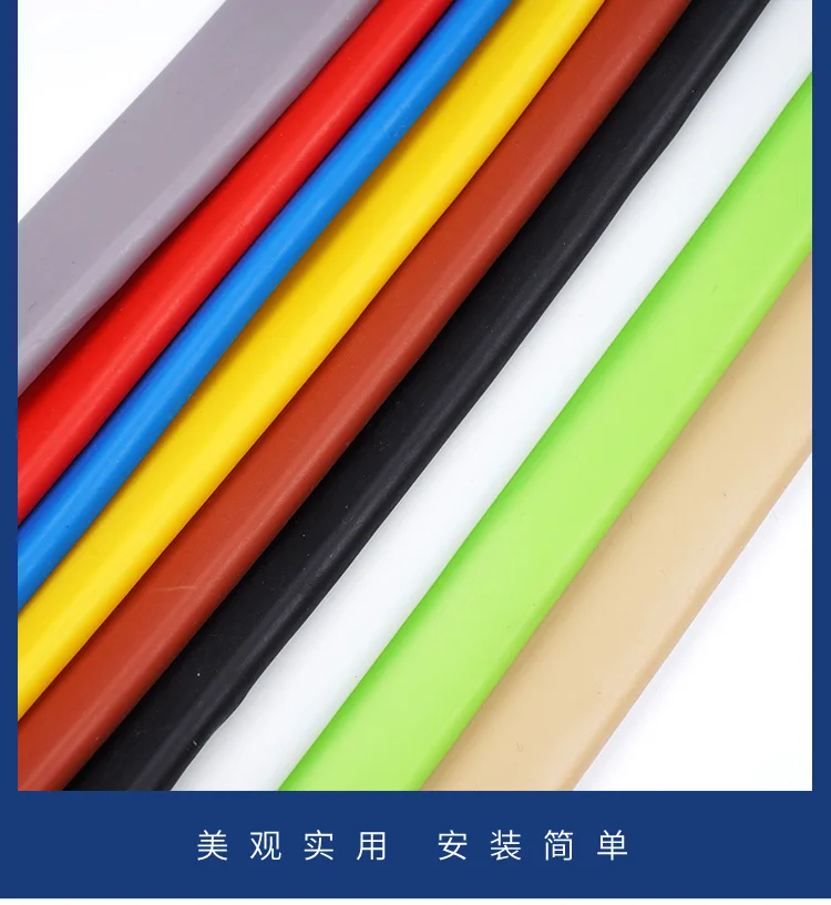 2M Adhesive Edge Banding Tape 5-36mm U PVC Veneer Sheets for Furniture Cabinet Table Edge Guard Protector Seal Strip Decor