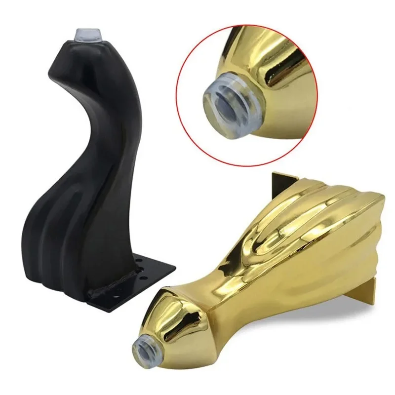 4Pcs 14.5cm European Style Hardware Fittings Metal Furniture Legs Dresser Cabinet Replacement Sofa Cabinets Bed TV Cabinet Feet