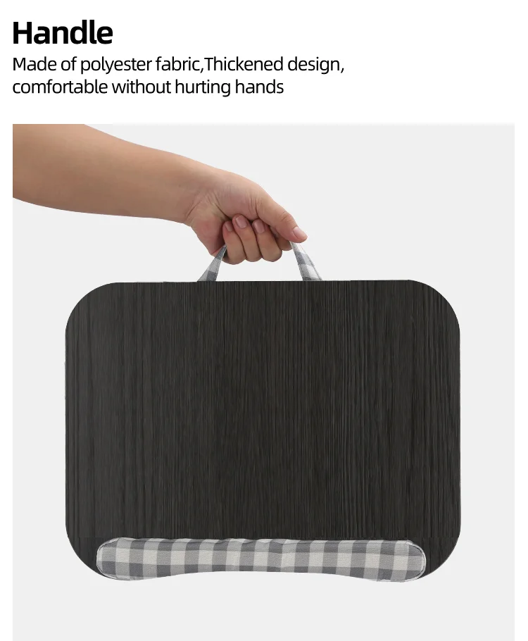 MUMUCC Lazy Laptop Table with Cushions and Slots, Multifunctional Mini Pillow Table, Portable Room Desk, Office Lumbar Support