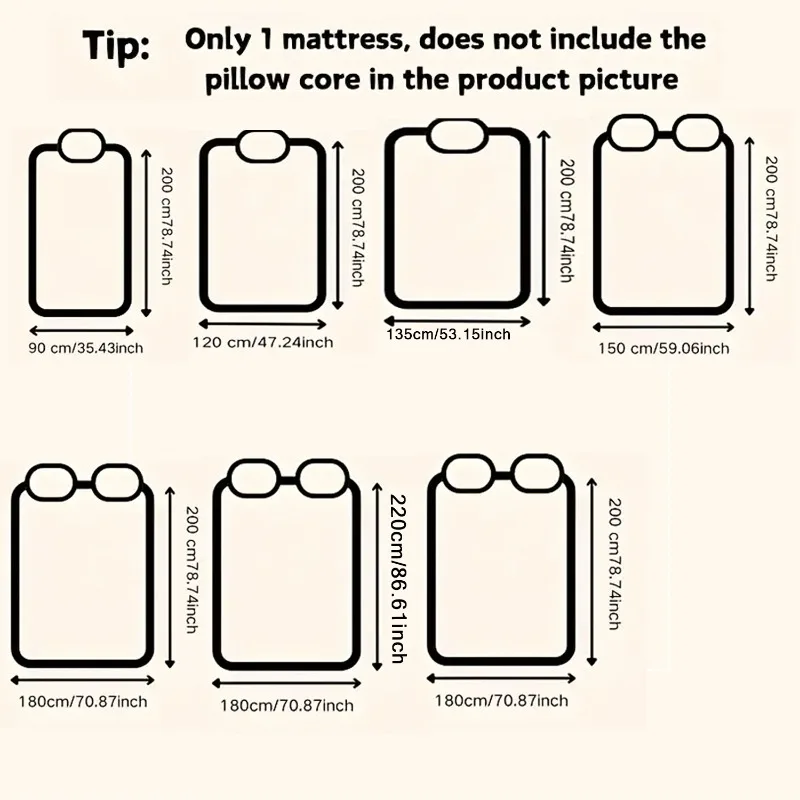 1PC Foldable Soft Warm Bed Mattress,Suitable for Floor Mattress Tatami,Roll-Up Mattress/Bedding/Essential Furniture,Holiday Gift