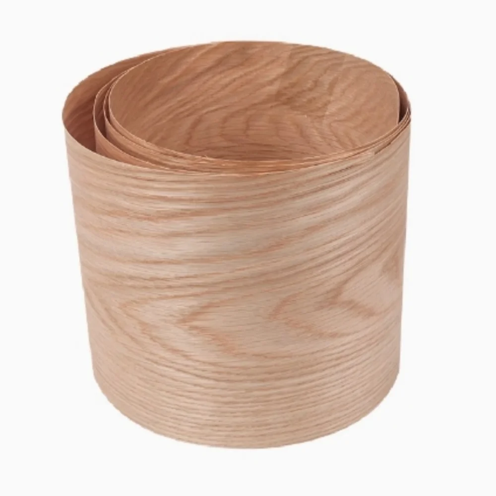 0.5mm Natural Oak Wood Veneer Maple Black Walnut Wood Sheets for Decor Furniture Cabinet Doors Solid Veneer L: 2.5MetersX15cm