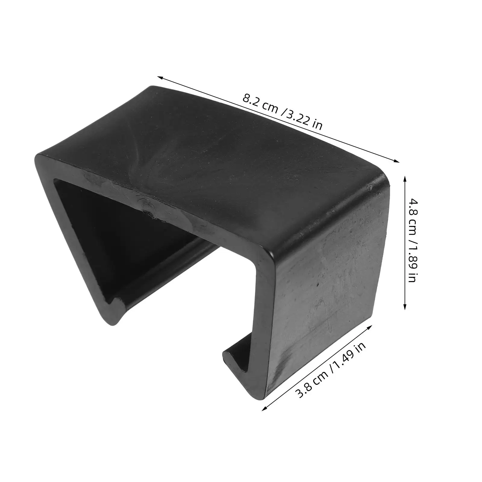 4 Pcs Couches Terrace Sofa Clip Sectional Clips Patio Furniture Adjustable Clamps Connection Outdoor Black to Hold in Place New