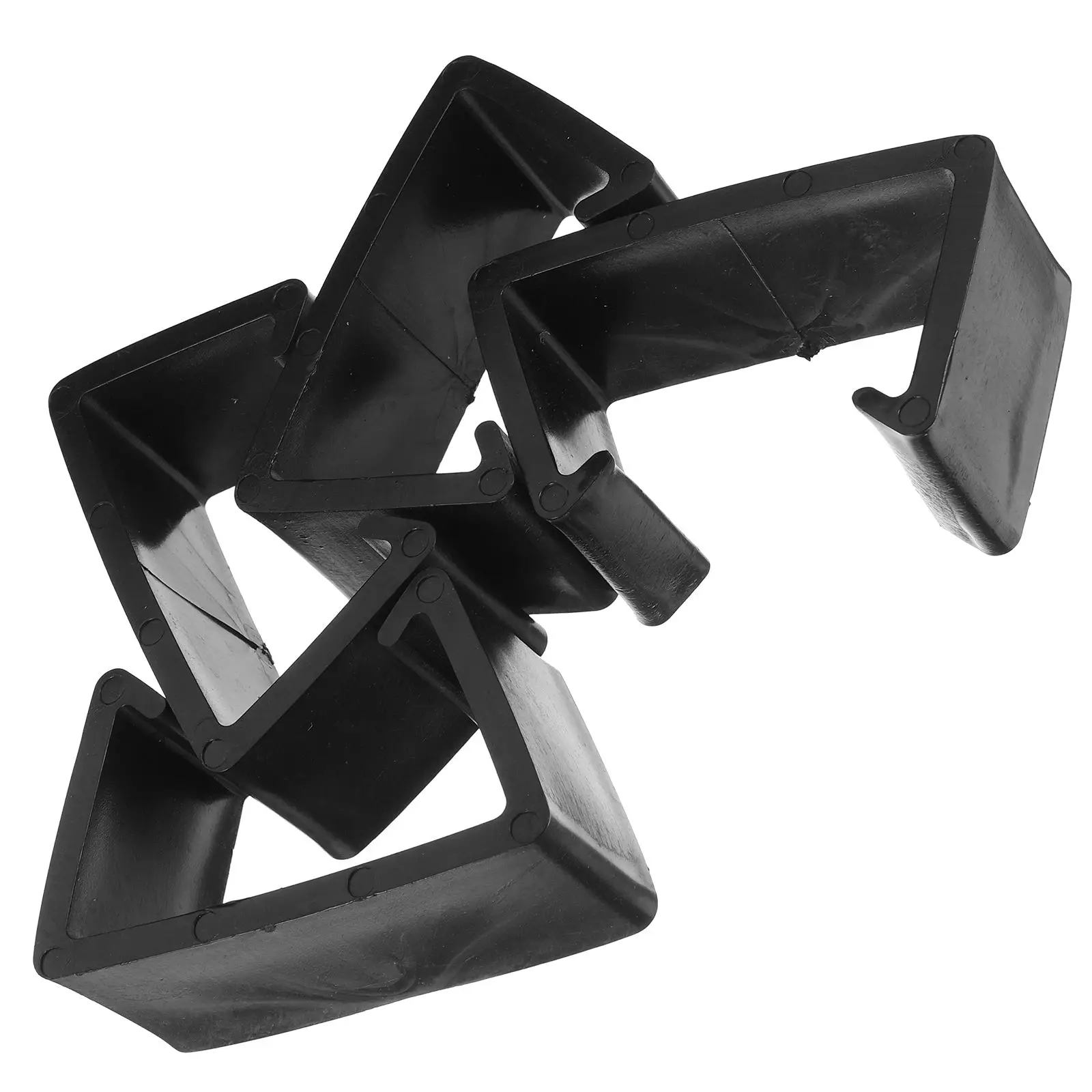 4 Pcs Couches Terrace Sofa Clip Sectional Clips Patio Furniture Adjustable Clamps Connection Outdoor Black to Hold in Place New