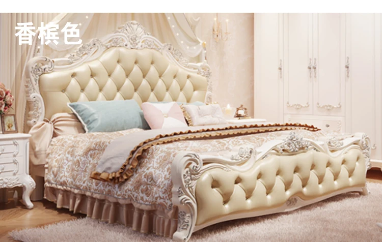 Large Girls Bedrooms Double Bed Board Box Young
Luxury Household Double Bed Storage Modern Camas De Dormitorio Furniture Home