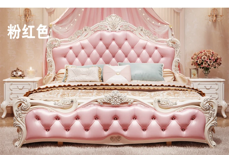 Large Girls Bedrooms Double Bed Board Box Young
Luxury Household Double Bed Storage Modern Camas De Dormitorio Furniture Home