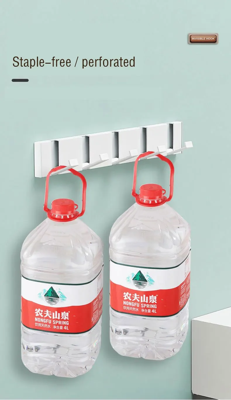 Foldable Coat Rack Bathroom Wall Hanger Shelves Steel Shelf Behind Door Hooks Clothes Organizer Key Storage Towel Rack Furniture