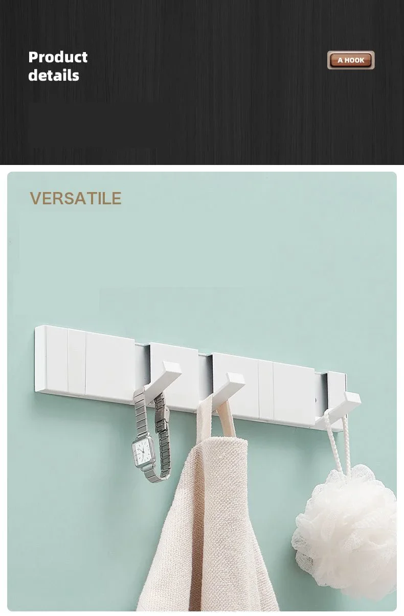 Foldable Coat Rack Bathroom Wall Hanger Shelves Steel Shelf Behind Door Hooks Clothes Organizer Key Storage Towel Rack Furniture