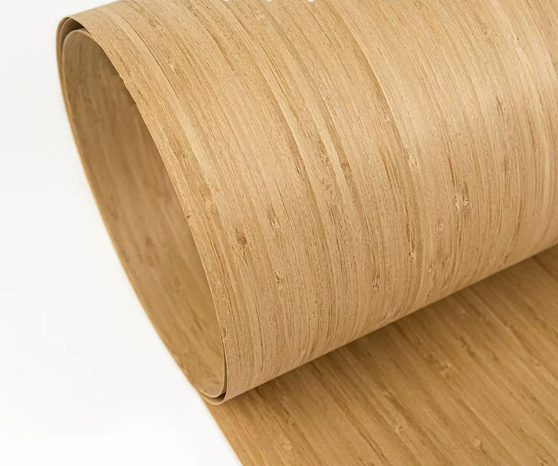 L:2.5meters Width:580mm T:0.25mm Natural bamboo veneer Shallow carbon process Woodworking veneer furniture and home decoration