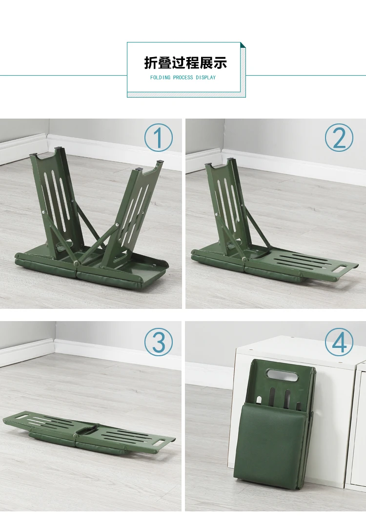Folding Portable Outdoor Household Metal Small Stool Children Train Adult Fishing Simple and Foldable Beach Accessories 낚시의자