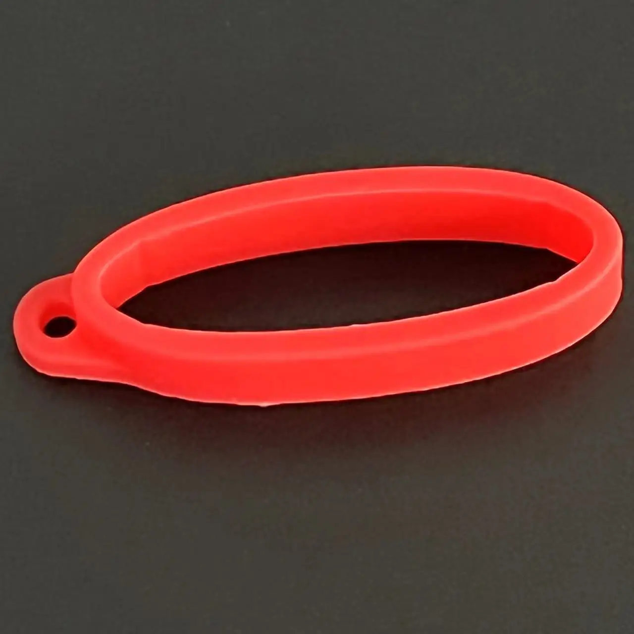 40mm Silicone Ring Lanyard Band With Hole For Box Mechanical Rod Accessories Rope Hanging Loop Keychain Rubber Decoration