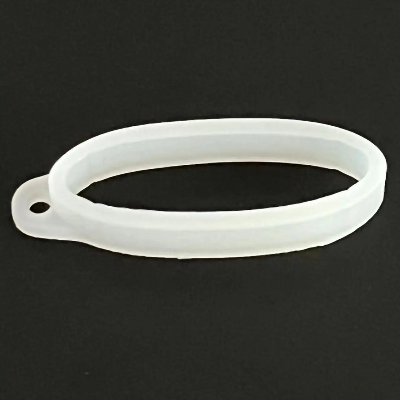 40mm Silicone Ring Lanyard Band With Hole For Box Mechanical Rod Accessories Rope Hanging Loop Keychain Rubber Decoration