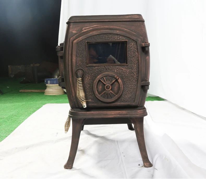 Fireplace New Cast Iron Burning Wood Stove Heating Stove Household Heating Stove Power 8kW