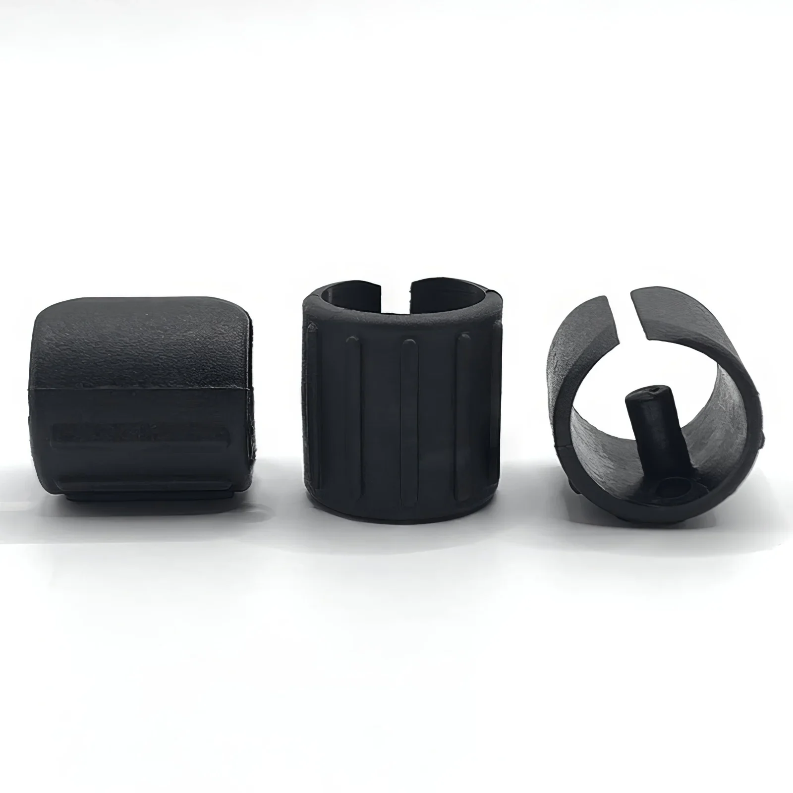 10pcs Black Plastic Chair Feet Tube Wrap Pad U-Type Anti-slip 13/16/19mm Diameter Desk Leg Tip Cover Protector Stool Cushion Mat