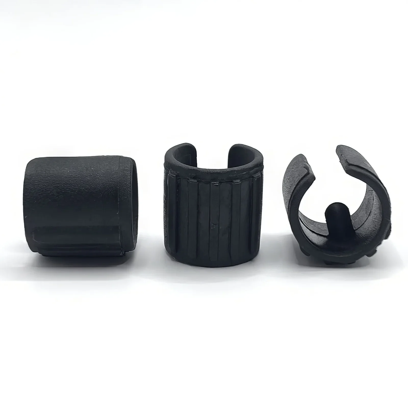 10pcs Black Plastic Chair Feet Tube Wrap Pad U-Type Anti-slip 13/16/19mm Diameter Desk Leg Tip Cover Protector Stool Cushion Mat