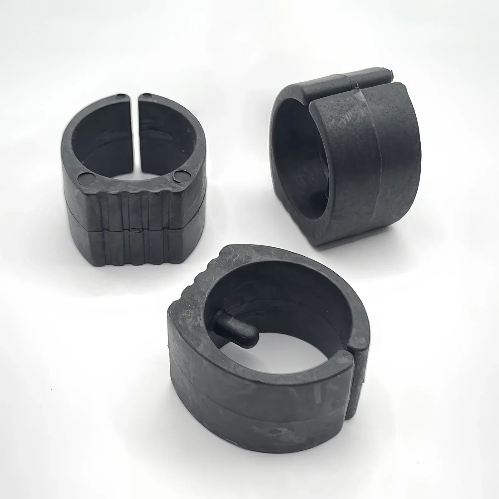 10pcs Black Plastic Chair Feet Tube Wrap Pad U-Type Anti-slip 13/16/19mm Diameter Desk Leg Tip Cover Protector Stool Cushion Mat