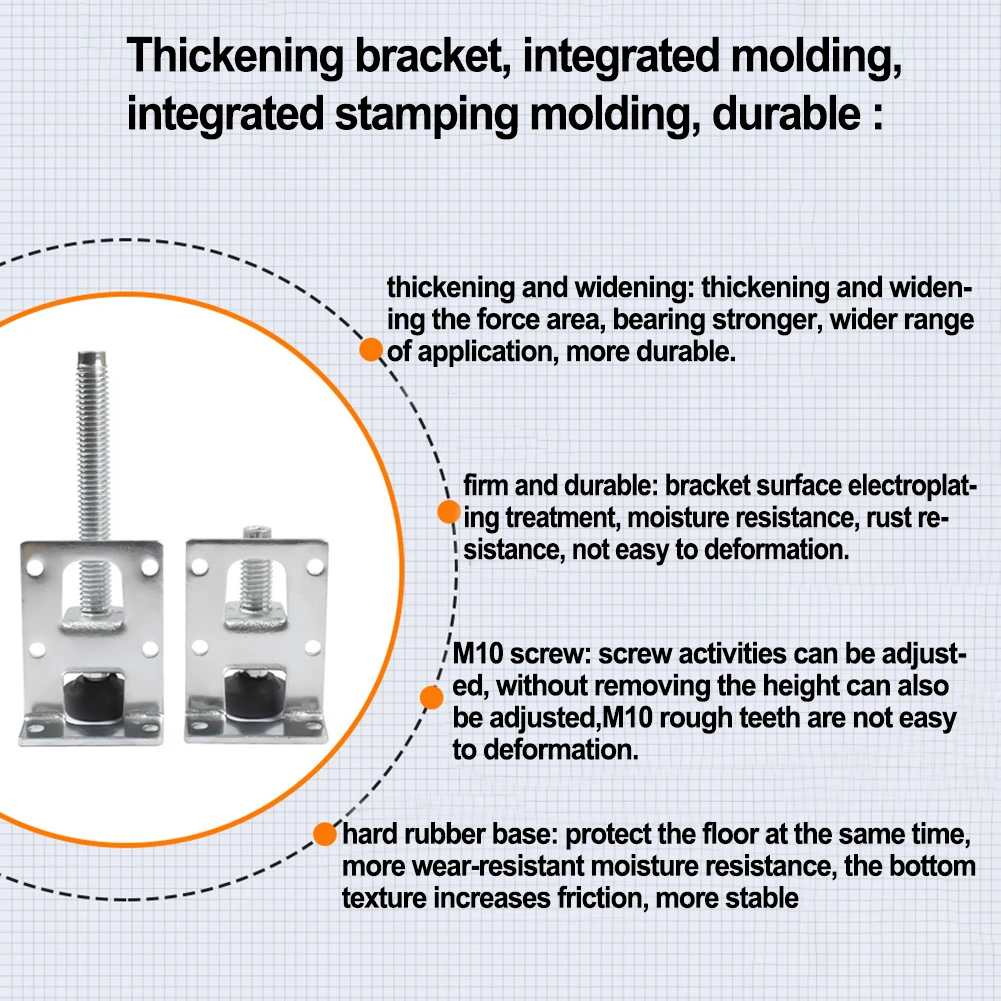 Heavy Duty Furniture Levelers Leveling Feet Adjustable Leveler Legs For Cabinets Tables workbench Shelving Units