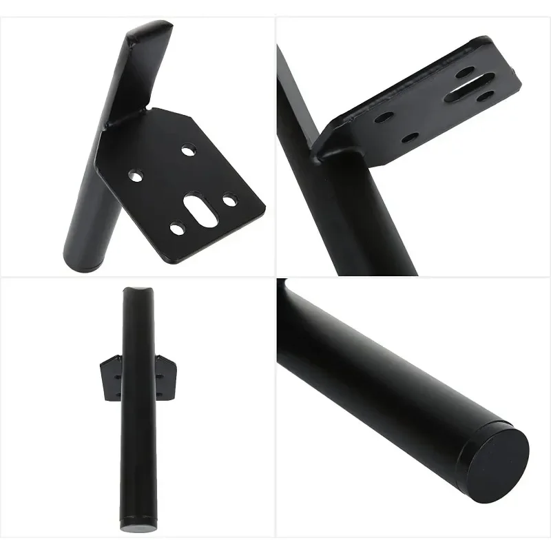 4pcs Chair Base Custom Made Matt Black Textural Furniture Accessories For Cabinet Stylish Metal Iron Sofa Stands 15cm 20cm