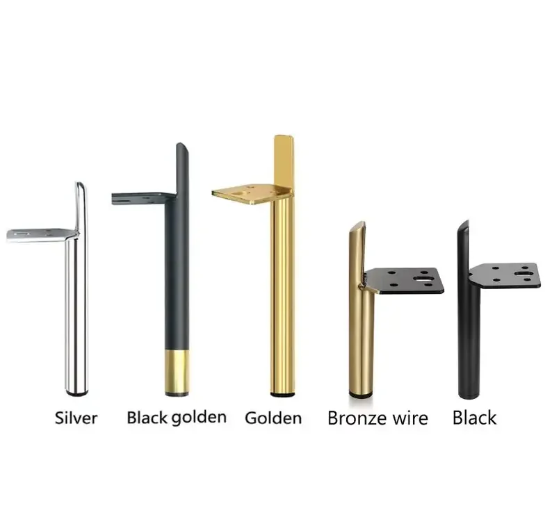 4pcs Light Luxury Metal Thickened Bathroom Cabinet TV Cabinet Table Edge Support Legs Sofa Feet Hardware Feet Tea Table Feet
