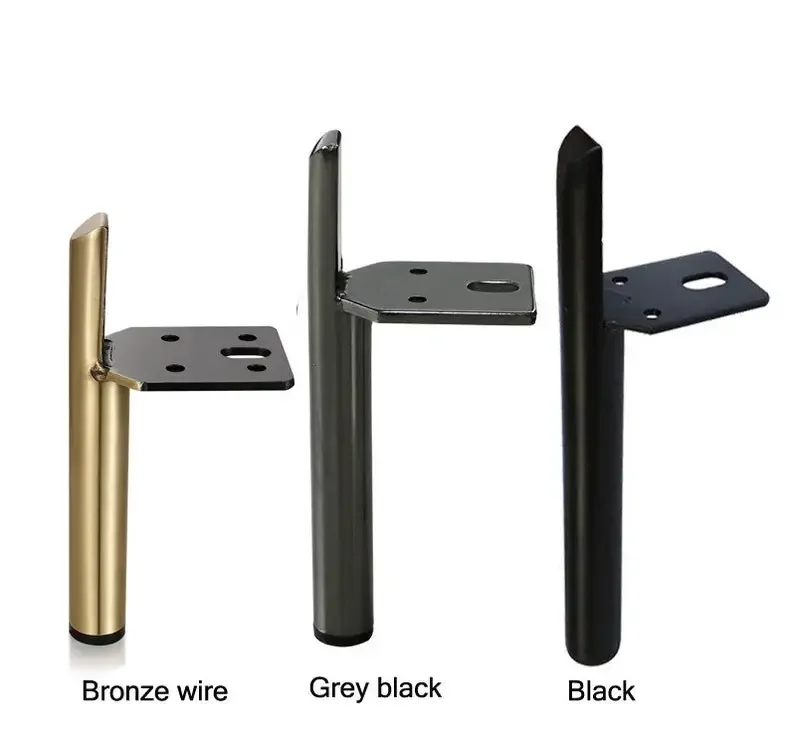 4pcs Light Luxury Metal Thickened Bathroom Cabinet TV Cabinet Table Edge Support Legs Sofa Feet Hardware Feet Tea Table Feet