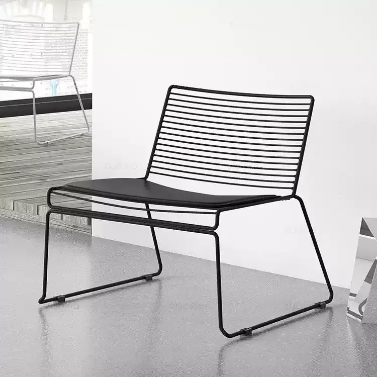 Nordic Style Home Dining Chair Retro Designer Accent Living Room Minimalist Seat Outdoor Balcony Leisure Ins-Style Furniture