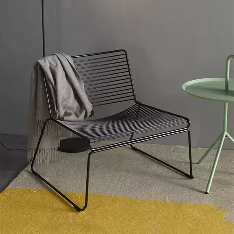 Nordic Style Home Dining Chair Retro Designer Accent Living Room Minimalist Seat Outdoor Balcony Leisure Ins-Style Furniture