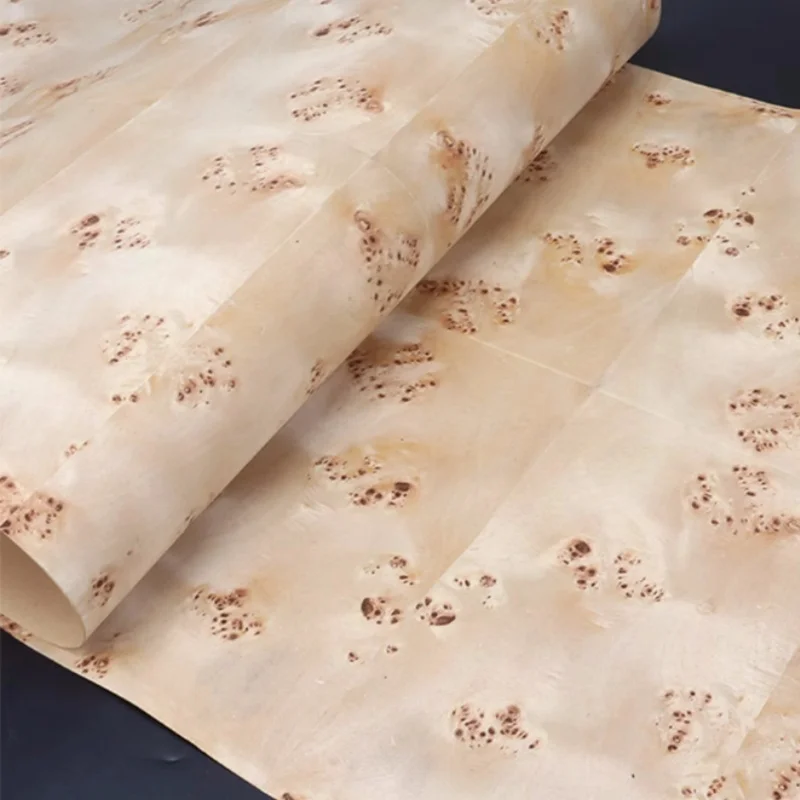 Natural Poplar Tree Bark Speaker Decoration Furniture Handmade Veneer Car interior veneer 58x250cm T0.25mm