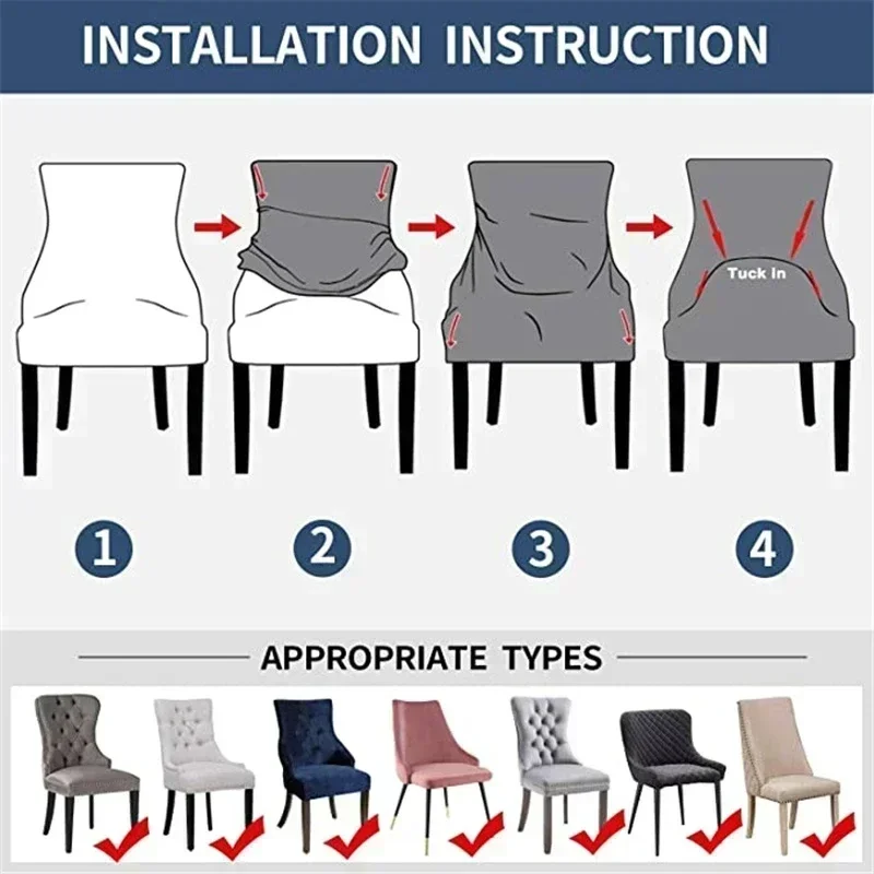 Super Soft Small ArmChair Cover Elastic Pure Color Chair Cover High Back Sloping Armchairs Slipcovers for Hotel Home Decor