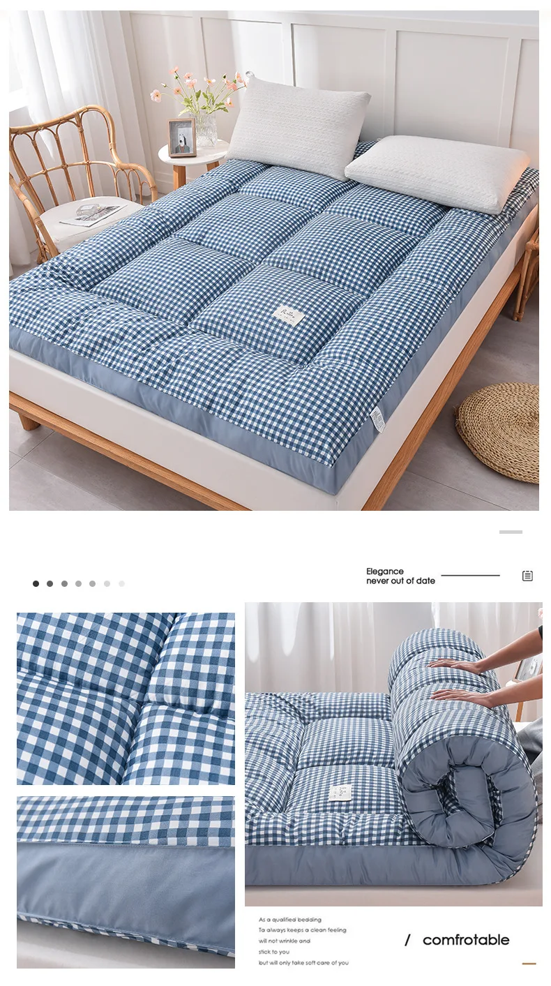 NewestFoldable Lightweight Portable Sleeping Pad/Tatami Mat Japanese Futon Mattress Soft Fabric,Easy Storage & Travel Mattress