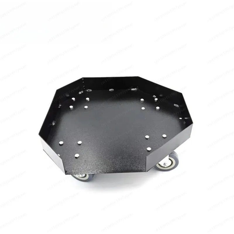 Professional Stage Heavy‑Duty Casters, Dry Ice Machine Skid Plate Accessory, Silent Mobile Platform Cart