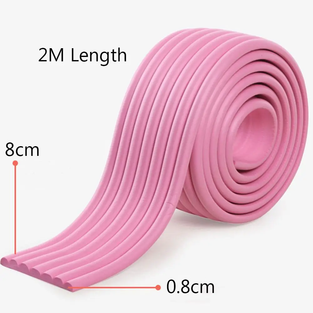 16 Colors Home Collision Cushion Children Protection Foam Bumper Desk Corner Protector Safety Guard Strip Table Edge