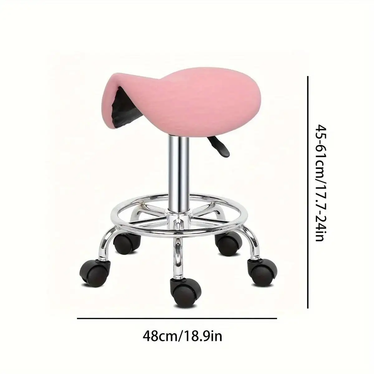Saddle Chair Profesional Salon Spa Barbero Tattoo Minimalism Facial Stool Massage Hydraulic Silla Chair Barber Office Chair Hot
