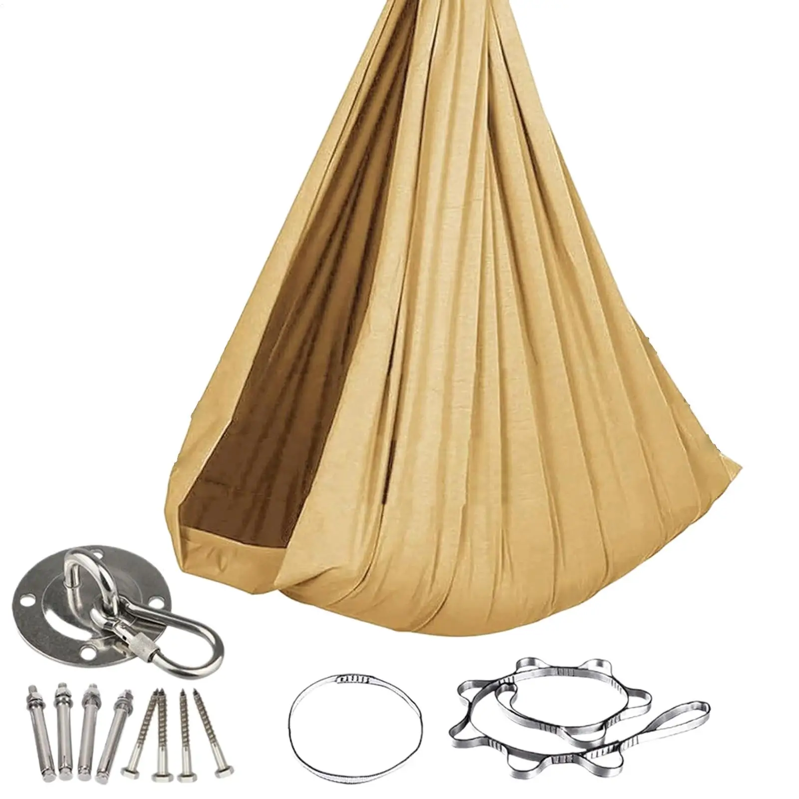 Elastic Swing Hammock Indoor and Outdoor Children's Sensory Hammock Adjustable Swing Hammock Healing & Relaxing Swing