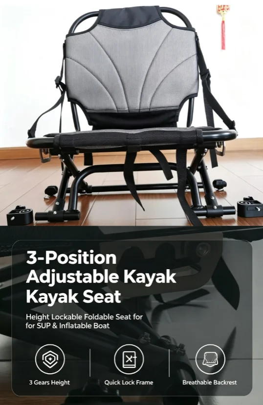1PC Pedals Detachable Foldable Kayak with Electric Motor New Designed A06024 1 Person Modular Fishing Kayak