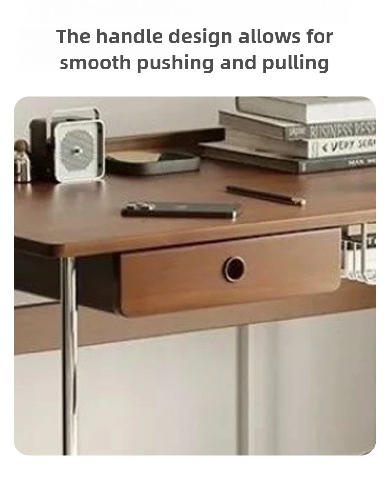 Retro Wood Office Desks Creative Bedroom Dressing Tables Simple Living Room Multifunctional Storage Desk Study Room Table
