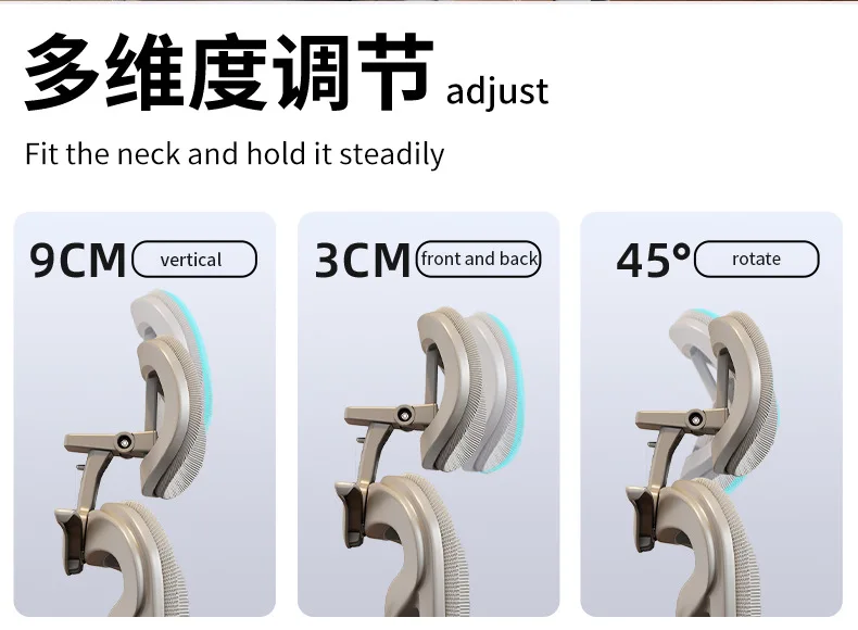 UVR Gaming Computer Chair Sedentary Comfort Breathable Mesh Staff Chair Ergonomic Design Armrests Backrest Stool Office Chair