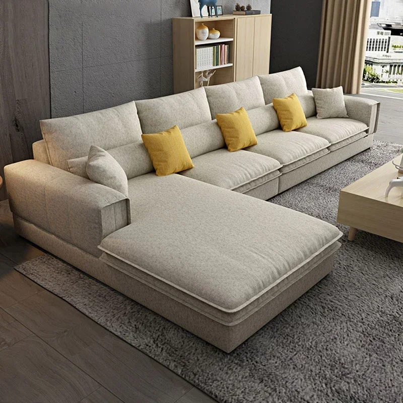 Y1 Cheap Nordic Modern Sofa Design L Shape Fabric Velvet Lounge Sectional Office Recline Sofa Set Furniture Couch Living Room So