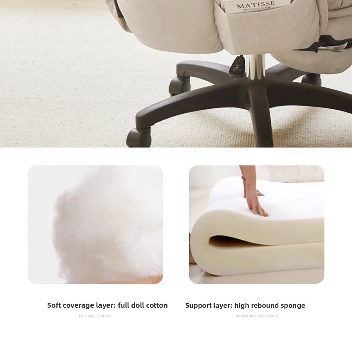 Home computer chair for lying down,nap taking,office chair,e-sports sofa chair, sitting,lazy person sofa chairs,backrest chairs