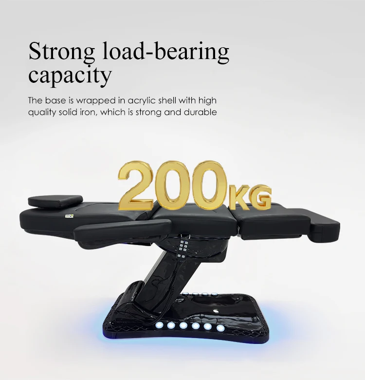 Electric Adjustable Beauty Bed SPA Facial Therapy Salon Estetica Cosmiatria Equipment