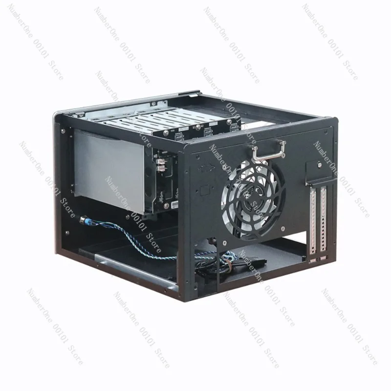 6-Bay NAS Storage Server for Home Use, Hot Swappable Desktop Enclosure with Data Backup and Media Sharing