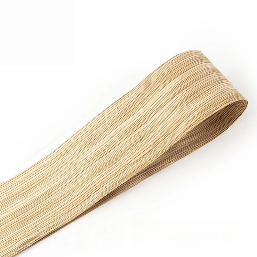 Thick Cut Natural African Zebrano Straight Grain Wood Veneer For Guitar Piano Marquetry Decorative Projects ( Zebrawood )