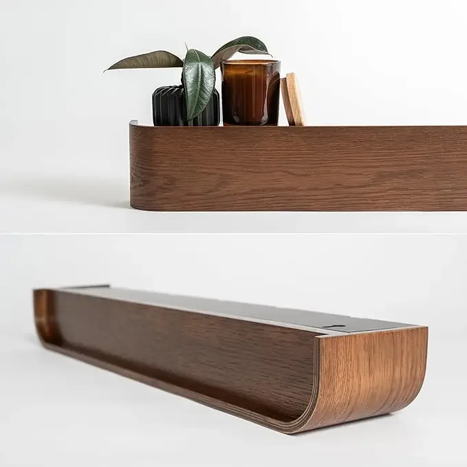 Door-Mounted Organizer Scandinavian Wall Shelf for Bedroom/Hallway/Closet Storage Solution for Coats & Accessories Nordic Modern