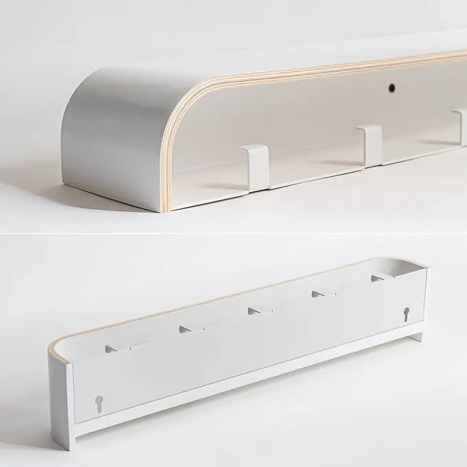 Door-Mounted Organizer Scandinavian Wall Shelf for Bedroom/Hallway/Closet Storage Solution for Coats & Accessories Nordic Modern