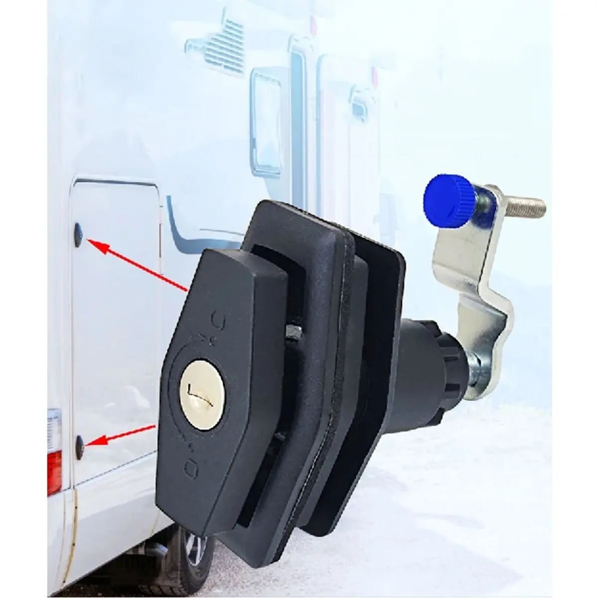 Compartment Door Locker PUSH Door Lock W/ 2keys for Swift Elldis Caravan Motorhome