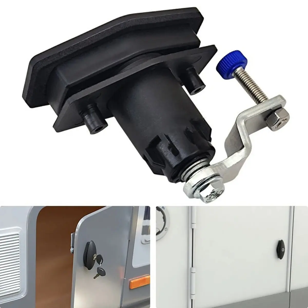 Compartment Door Locker PUSH Door Lock W/ 2keys for Swift Elldis Caravan Motorhome